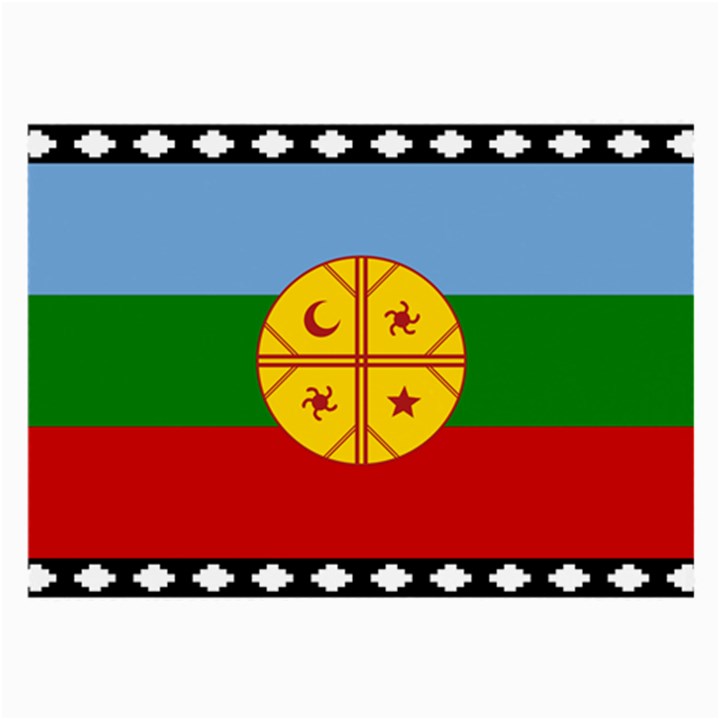 Flag of the Mapuche People Large Glasses Cloth (2-Side)
