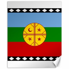 Flag Of The Mapuche People Canvas 11  X 14   by abbeyz71