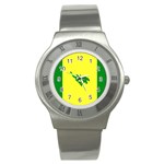 Flag of Culebra Stainless Steel Watch Front