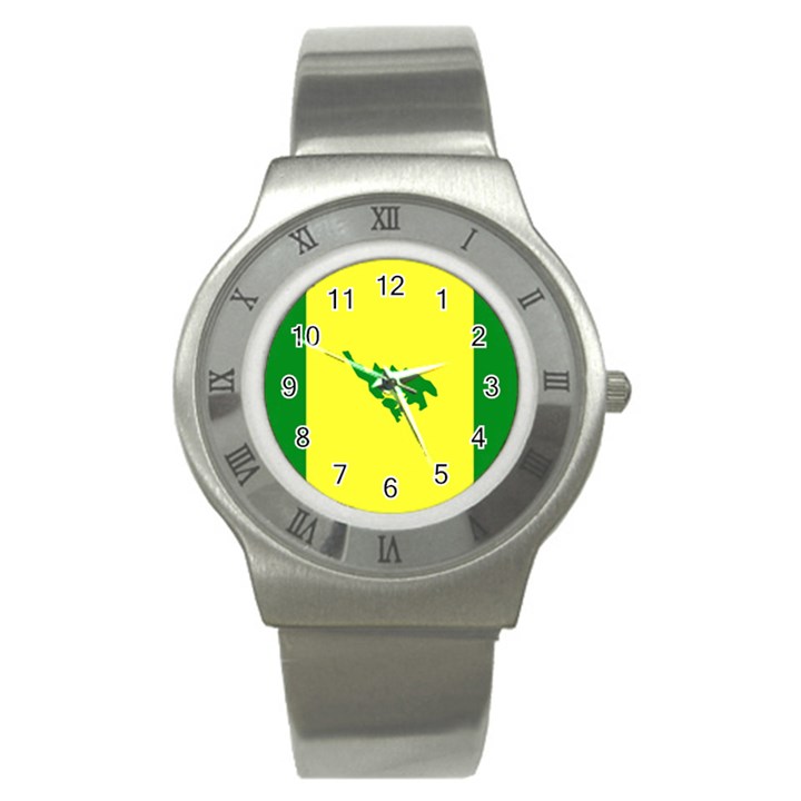 Flag of Culebra Stainless Steel Watch