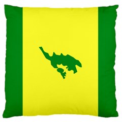 Flag Of Culebra Large Flano Cushion Case (one Side) by abbeyz71