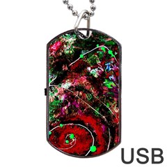 Bloody Coffee 6 Dog Tag Usb Flash (two Sides) by bestdesignintheworld