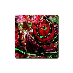 Bloody Coffee 5 Square Magnet by bestdesignintheworld