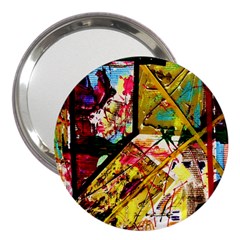 Absurd Theater In And Out 3  Handbag Mirrors by bestdesignintheworld