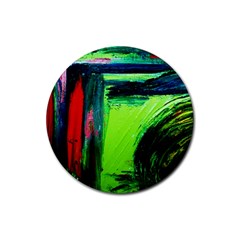 Abandoned Mine 6 Rubber Coaster (round)  by bestdesignintheworld