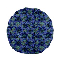Modern Nature Print Pattern 7200 Standard 15  Premium Flano Round Cushions by dflcprints