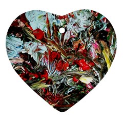 Eden Garden 11 Heart Ornament (two Sides)