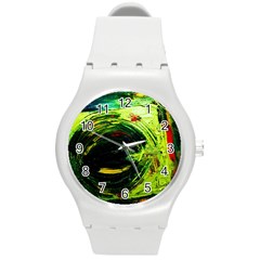 Abandoned Mine 3 Round Plastic Sport Watch (m) by bestdesignintheworld