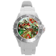 Eden Garden 8 Round Plastic Sport Watch (l) by bestdesignintheworld