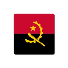 Flag Of Angola Square Magnet by abbeyz71