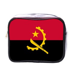 Flag Of Angola Mini Toiletries Bags