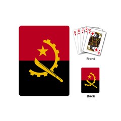 Flag Of Angola Playing Cards (mini)  by abbeyz71