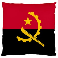 Flag Of Angola Large Cushion Case (two Sides) by abbeyz71