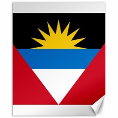 Flag Of Antigua & Barbuda Canvas 16  X 20  