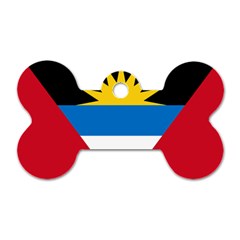 Flag Of Antigua & Barbuda Dog Tag Bone (two Sides) by abbeyz71