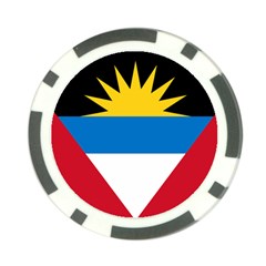 Flag Of Antigua & Barbuda Poker Chip Card Guard by abbeyz71