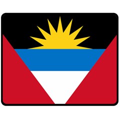 Flag Of Antigua & Barbuda Fleece Blanket (medium)  by abbeyz71