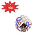 Unordered Chaos 1  Mini Magnet (10 pack)  Front