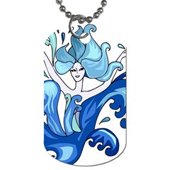 Abstract Colourful Comic Characters Dog Tag (Two Sides)