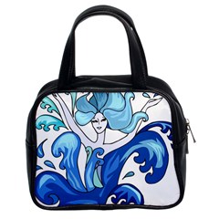 Abstract Colourful Comic Characters Classic Handbags (2 Sides)