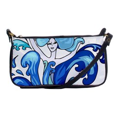 Abstract Colourful Comic Characters Shoulder Clutch Bags