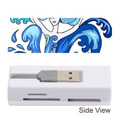 Abstract Colourful Comic Characters Memory Card Reader (stick) 