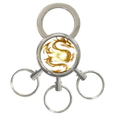 Dragon Animal Beast Creature 3-ring Key Chains by Simbadda