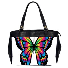 Abstract Animal Art Butterfly Office Handbags (2 Sides)  by Simbadda
