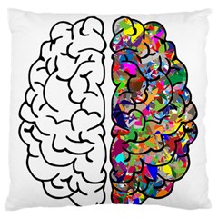 Brain Mind Anatomy Standard Flano Cushion Case (two Sides) by Simbadda