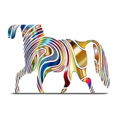 Horse Equine Psychedelic Abstract Plate Mats