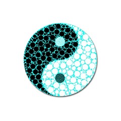 Yin Yang Eastern Asian Philosophy Magnet 3  (round)