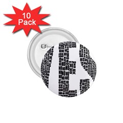 Yes No Typography Type Text Words 1 75  Buttons (10 Pack)