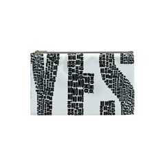 Yes No Typography Type Text Words Cosmetic Bag (small) 