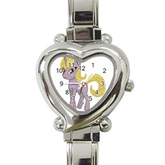 Unicorn Narwhal Mythical One Horned Heart Italian Charm Watch by Simbadda