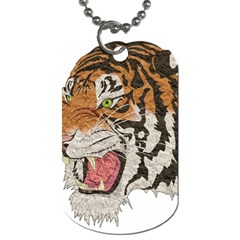 Tiger Tiger Png Lion Animal Dog Tag (two Sides) by Simbadda