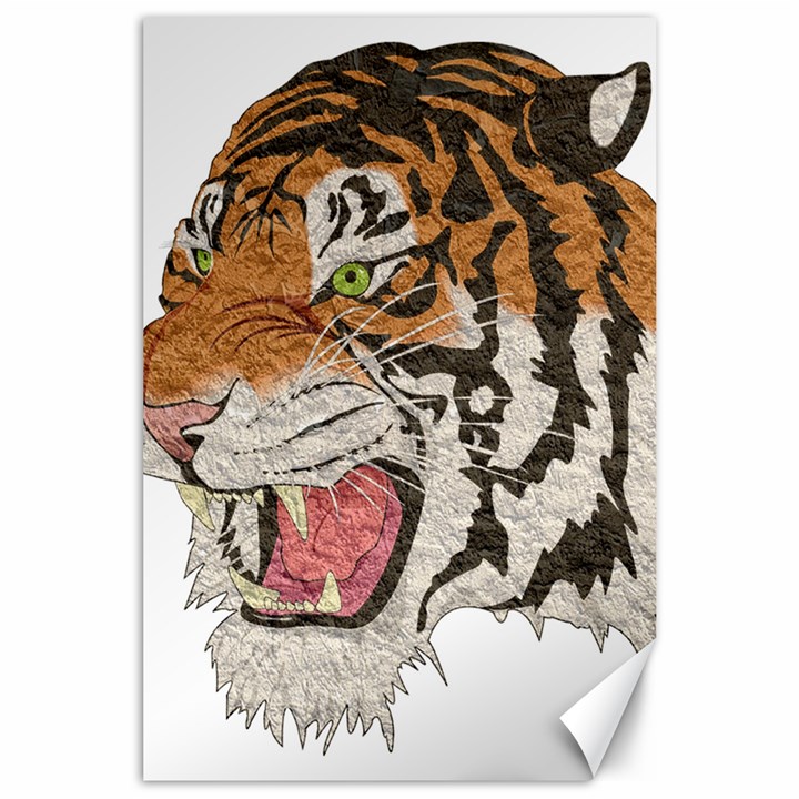 Tiger Tiger Png Lion Animal Canvas 24  x 36 