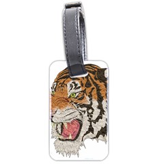 Tiger Tiger Png Lion Animal Luggage Tags (two Sides) by Simbadda