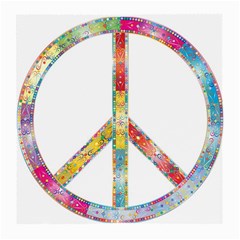 Flourish Decorative Peace Sign Medium Glasses Cloth