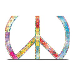 Flourish Decorative Peace Sign Plate Mats by Simbadda