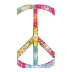 Flourish Decorative Peace Sign Memory Card Reader