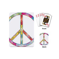 Flourish Decorative Peace Sign Playing Cards (Mini) 