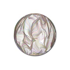 Abstract Geometric Line Art Magnet 3  (round) by Simbadda