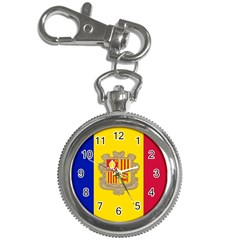 National Flag Of Andorra  Key Chain Watches by abbeyz71