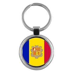 National Flag Of Andorra  Key Chains (round)  by abbeyz71