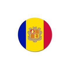 National Flag Of Andorra  Golf Ball Marker (4 Pack)