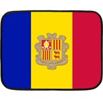 National Flag of Andorra  Double Sided Fleece Blanket (Mini)  35 x27  Blanket Front