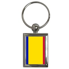 Civil Flag Of Andorra Key Chains (rectangle)  by abbeyz71