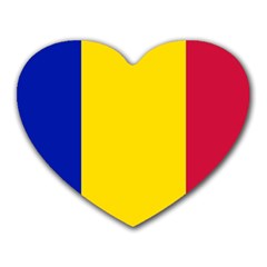 Civil Flag Of Andorra Heart Mousepads by abbeyz71