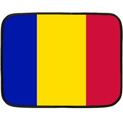 Civil Flag Of Andorra Double Sided Fleece Blanket (mini) 