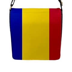 Civil Flag Of Andorra Flap Messenger Bag (l)  by abbeyz71